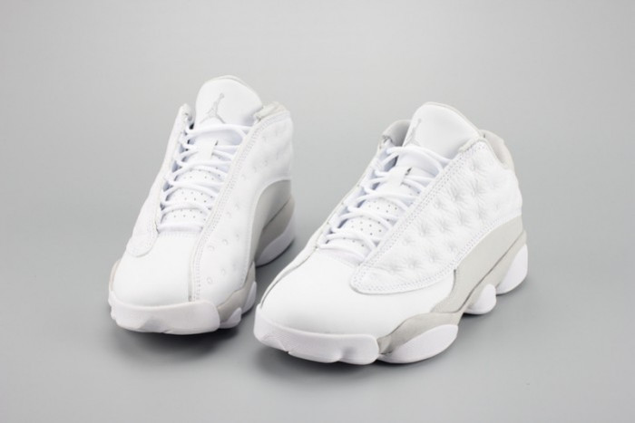 Air Jordan 13 Low“Pure Money” white mens 310810-100