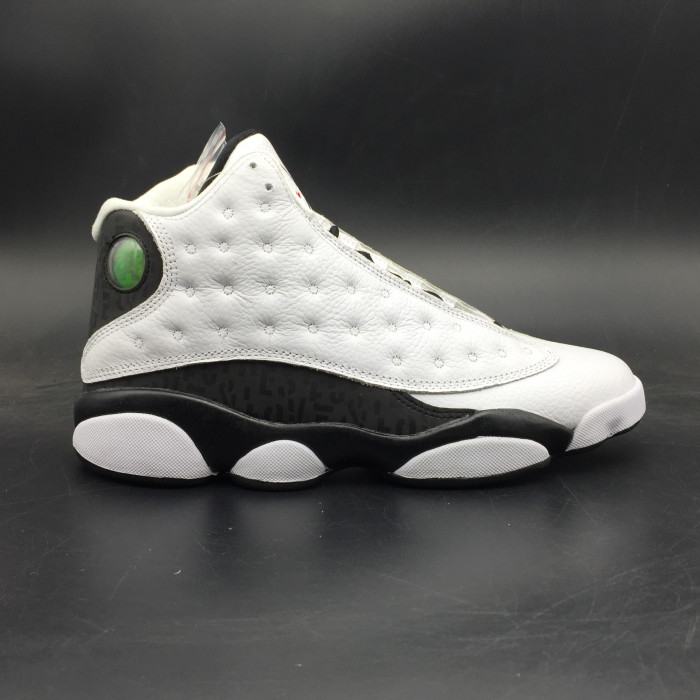AIR JORDAN 13 RETRO SNGL DAY "LOVE AND RESPECT" black/ white mens 888164-112