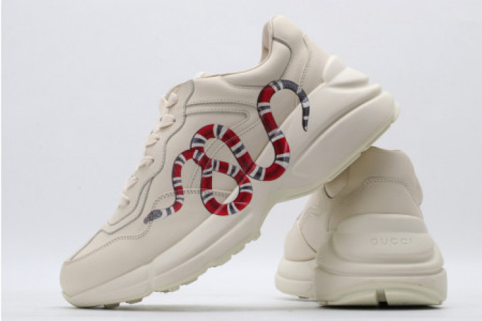 G*u*i rhyton leather sneaker