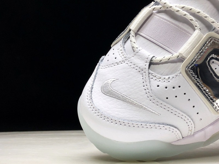 nike air more uptempo Ch*0me white 917593-100