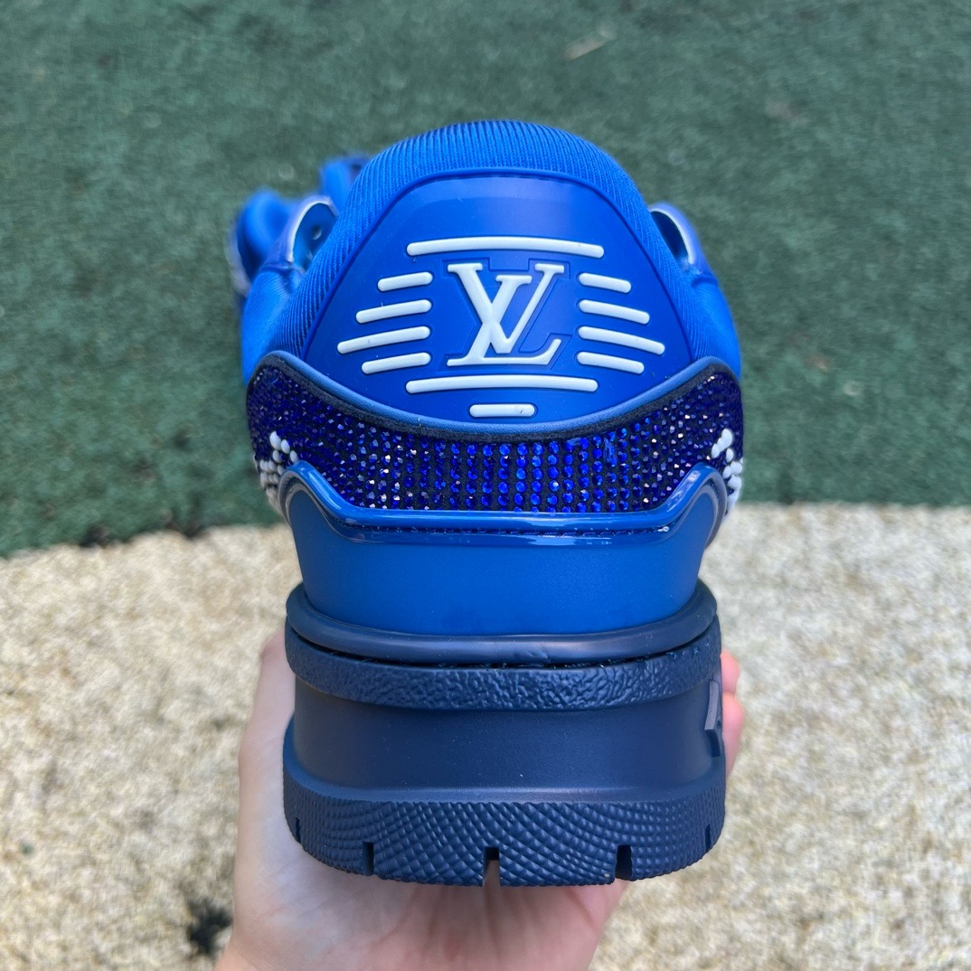 lv trainer maxi full of Di*m*nds blue